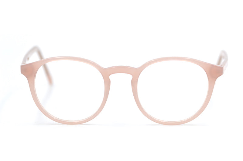 Nairobi round retro glasses. Women's round retro glasses. Pink round glasses. Retro glasses. Sustainable glasses. Sustainable eyewear. 