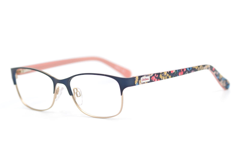 Cath Kidston 18 glasses. Women's Cath Kidston glasses. Women's designer glasses. Cath Kidston Navy blue glasses.