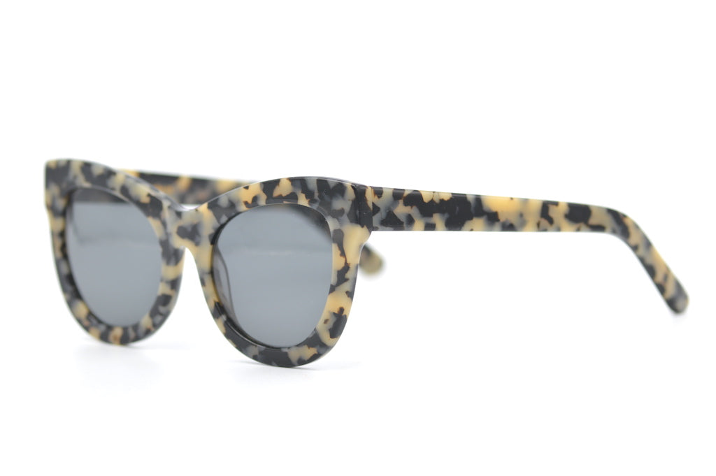 Polly retro up-cycled sunglasses. Sustainable sunglasses. Circular fashion sunglasses.