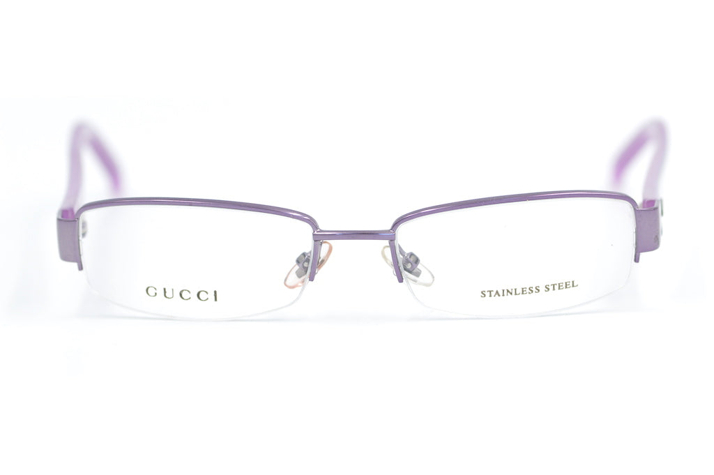 Gucci 2871 1Q5 vintage glasses. 90s Gucci vintage glasses. Purple Gucci glasses. Women's Gucci glasses. Prescription Gucci glasses. 