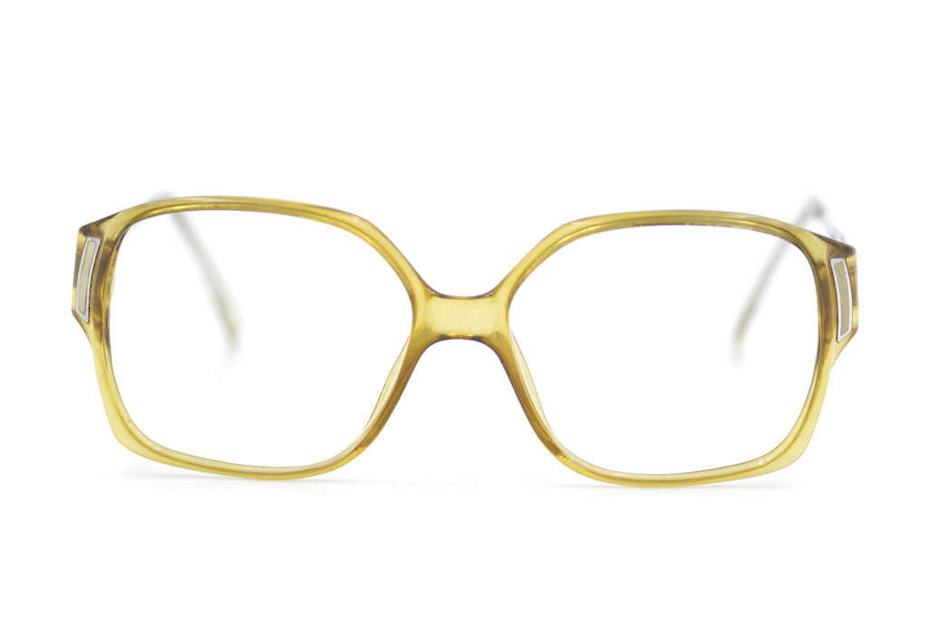 Cobra square 70s glasses. 70s retro glasses. 70s eyewear. Up-cycled 70s glasses. Sustainable eyewear.