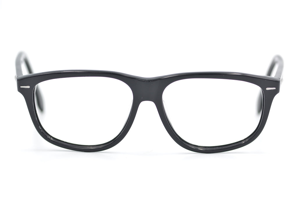 Calvin Klien 101 glasses. Cheap designer glasses. Up-cycled designer glasses. Retro glasses. Unisex black glasses.