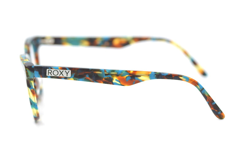 Roxy 25 glasses. Women's designer glasses. Women's Roxy glasses.  Affordable designer glasses. Sustainable glasses. 