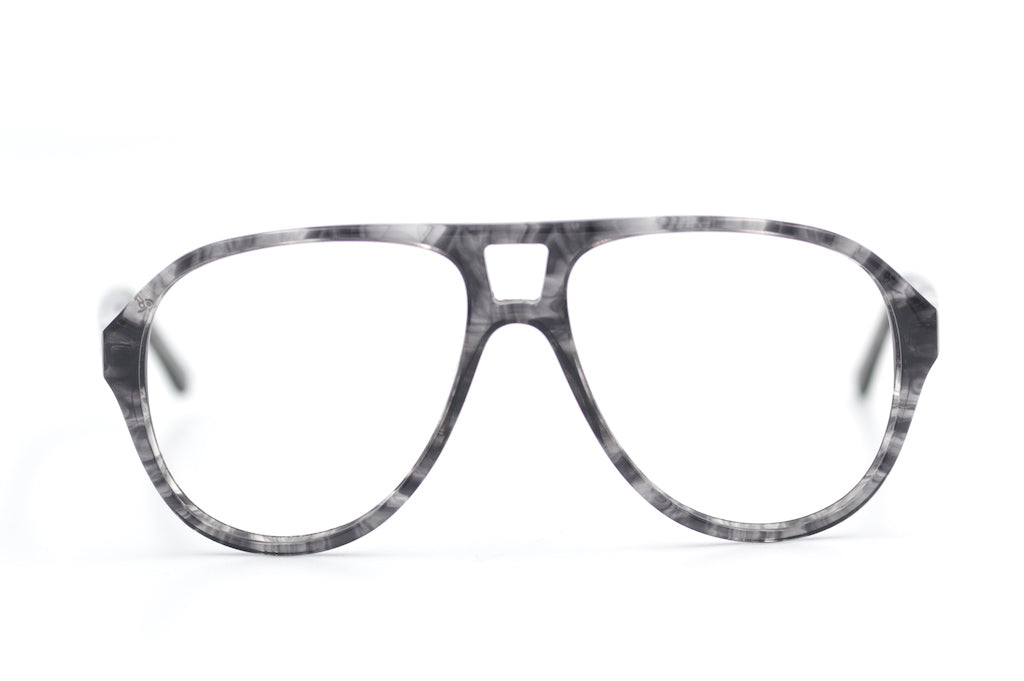 Shuron Sportivo retro vintage glasses. Mens retro glasses. Grey aviator glasses. 80s Mens aviator glasses. Sustainable glasses. 