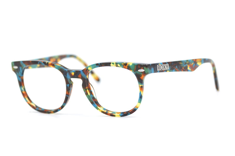 Roxy 25 glasses. Women's designer glasses. Women's Roxy glasses.  Affordable designer glasses. Sustainable glasses. 