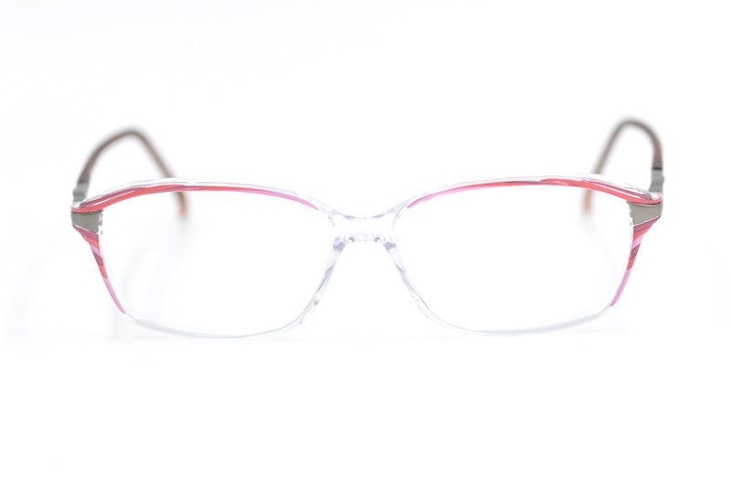 Stepper Design 02 women's glasses. Women's lightweight comfortable glasses. Pink and crystal glasses. Prescription glasses online. 