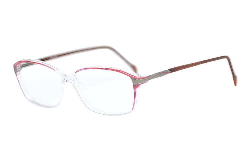 Stepper Design 02 women's glasses. Women's lightweight comfortable glasses. Pink and crystal glasses. Prescription glasses online. 