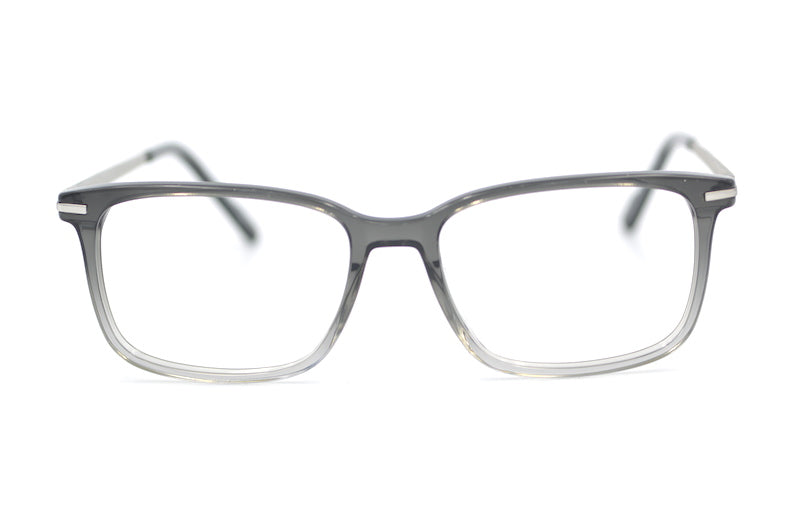 Ledger men's glasses Specsavers. Men's retro style glasses. Grey rectangular glasses. Men's prescription glasses online. 