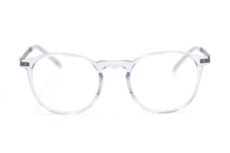 Tech Specs 03 retro style glasses. Clear round glasses. Unisex glasses online. Cheap glasses online. 