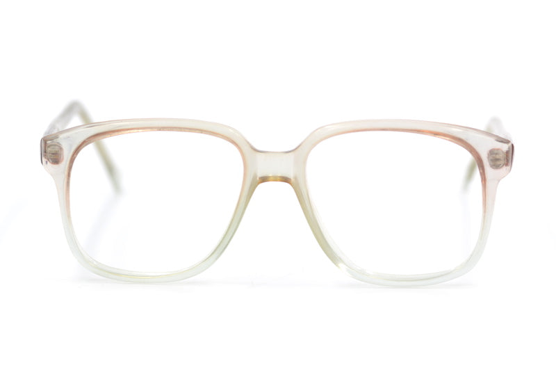 Hero 414 men's vintage glasses. Men's square clear glasses. Retro vintage glasses. Sustainable refurbished glasses. 