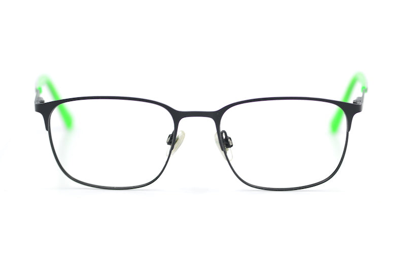 Superdry 03 men's designer glasses. Cheap Superdry glasses. Black and green glasses. Cheap designer glasses. 