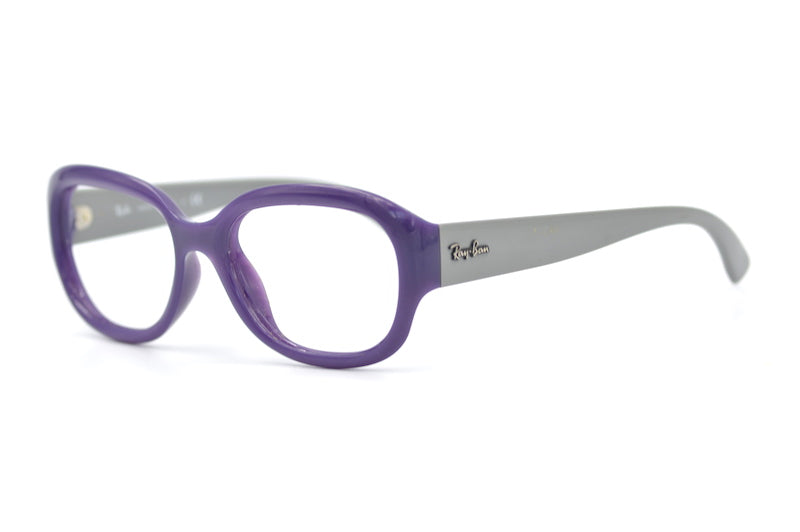 Ray-Ban 6046/71 glasses. Women's Ray-Ban glasses. Cheap Ray-Ban glasses. Purple and grey Ray-Ban glasses. 