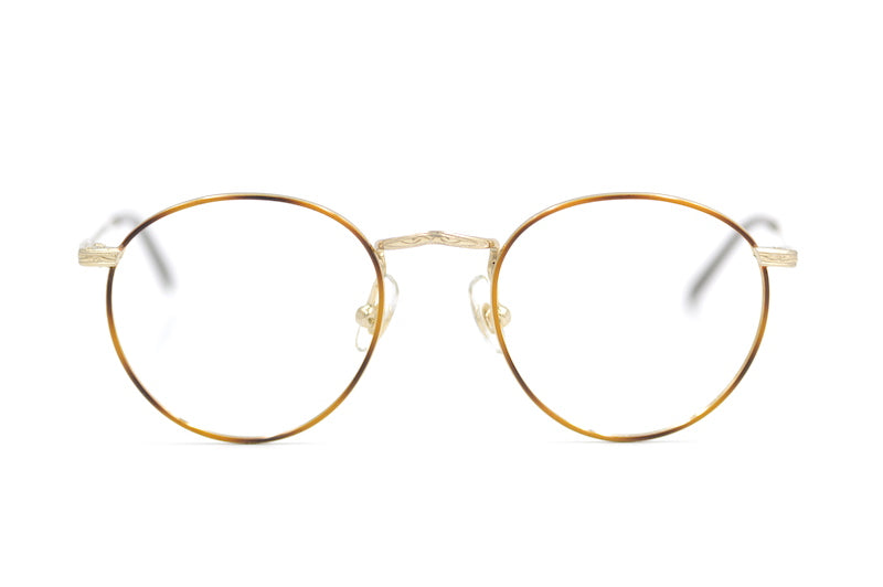 Sandy round vintage glasses. Women's round vintage glasses. Men's round vintage glasses. Retro sustainable glasses.