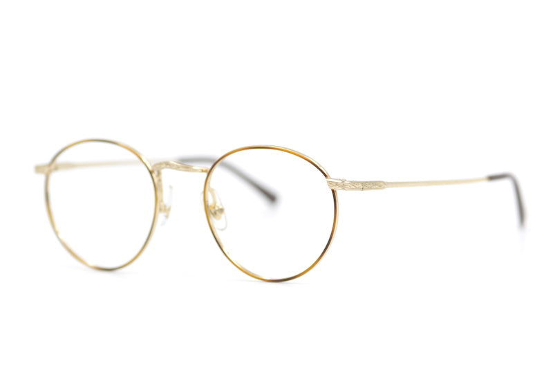 Sandy round vintage glasses. Women's round vintage glasses. Men's round vintage glasses. Retro sustainable glasses.