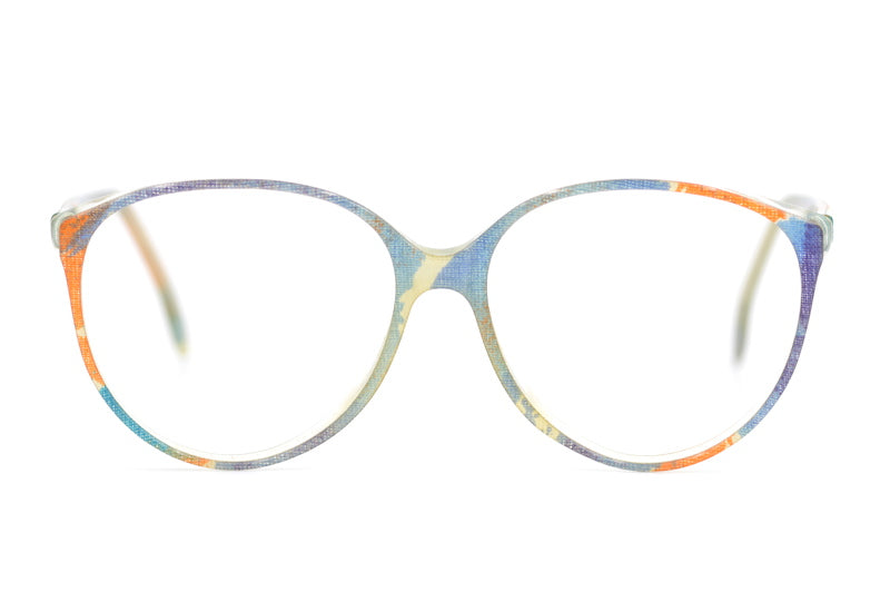 Jonathan Sceats vintage glasses. 80s vintage glasses. Women's vintage glasses. Women's colourful glasses. Sustainable glasses. 