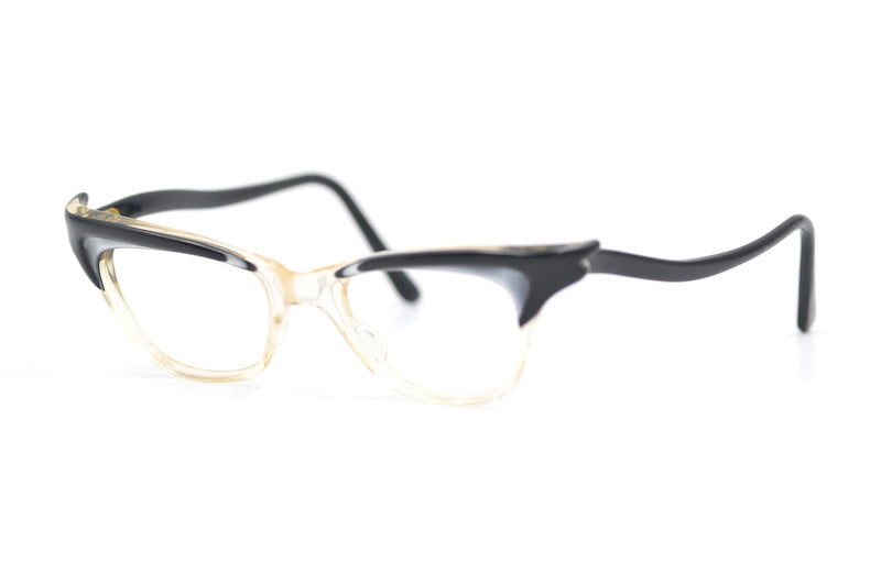 Feline 50s cat eye glasses. Women's cat eye glasses. Women's vintage glasses. 