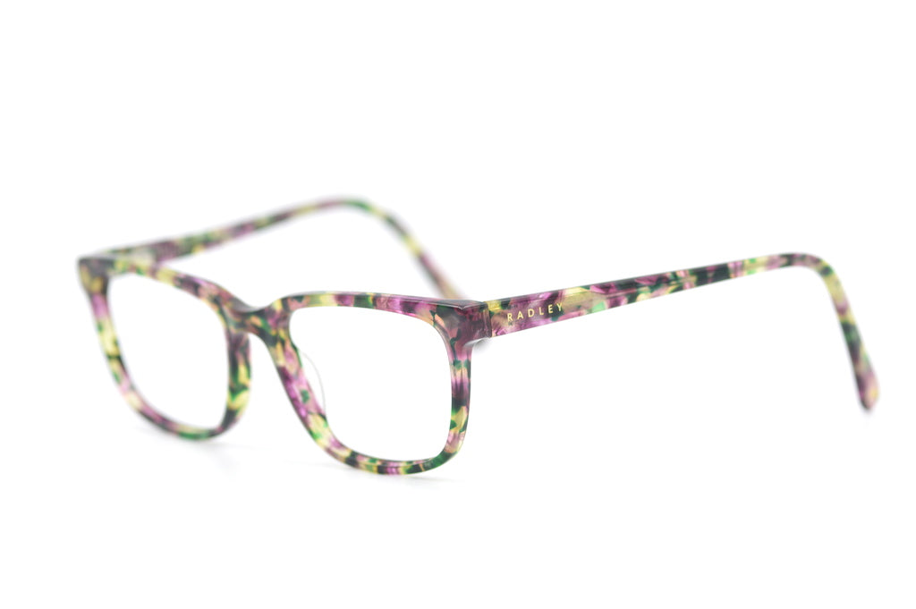 Radley Flora retro style glasses. Cheap Designer Glasses. Sustainable Glasses. Affordable eyewear.