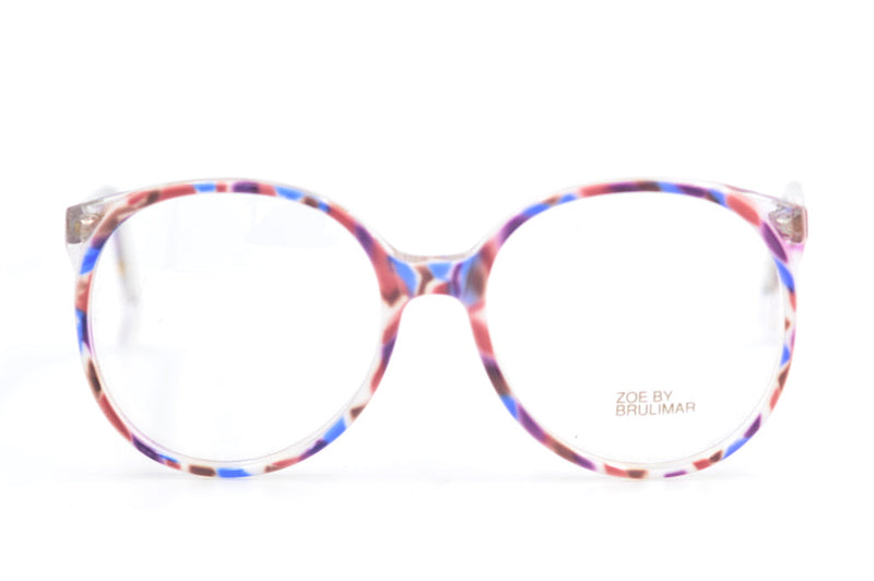 Zoe by Brulimar 2914 vintage glasses. 80s oversized vintage glasses. Rare vintage glasses. Sustainable vintage eyewear.