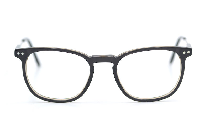 Jack men's retro glasses. Black retro glasses. Men's stylish glasses. Men's sustainable glasses. 