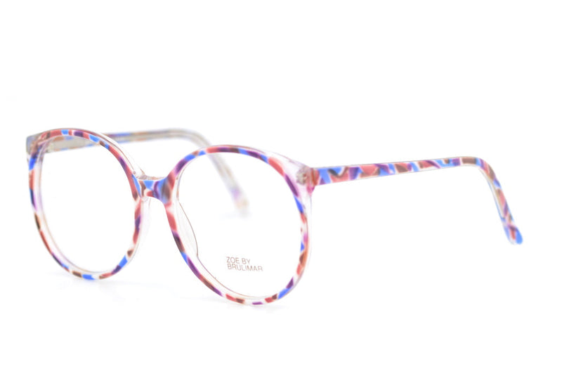 Zoe by Brulimar 2914 vintage glasses. 80s oversized vintage glasses. Rare vintage glasses. Sustainable vintage eyewear.