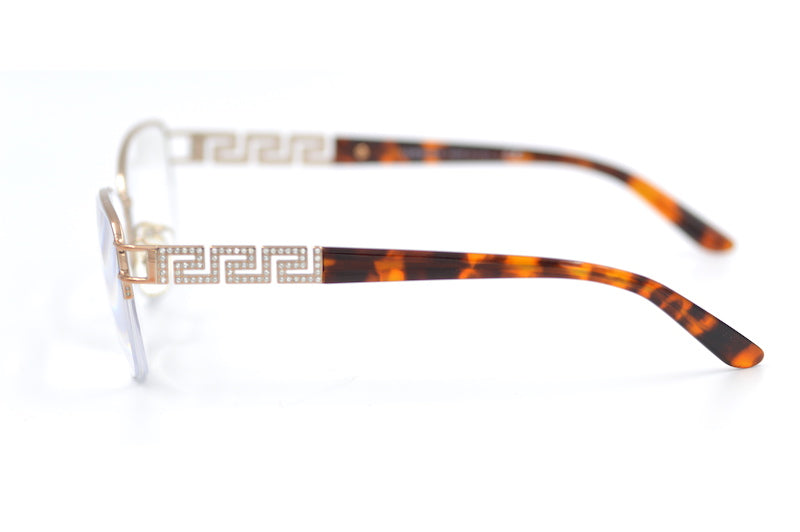 Versace 1220-B 1052 Glasses. Up-cycled Versace glasses online. Affordable Versace glasses. Women's Versace glasses. 