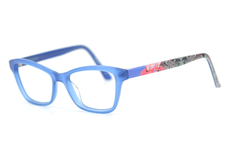 Mermaid glasses. Blue cat eye glasses. Sustainable glasses online. Affordable eyewear online. 