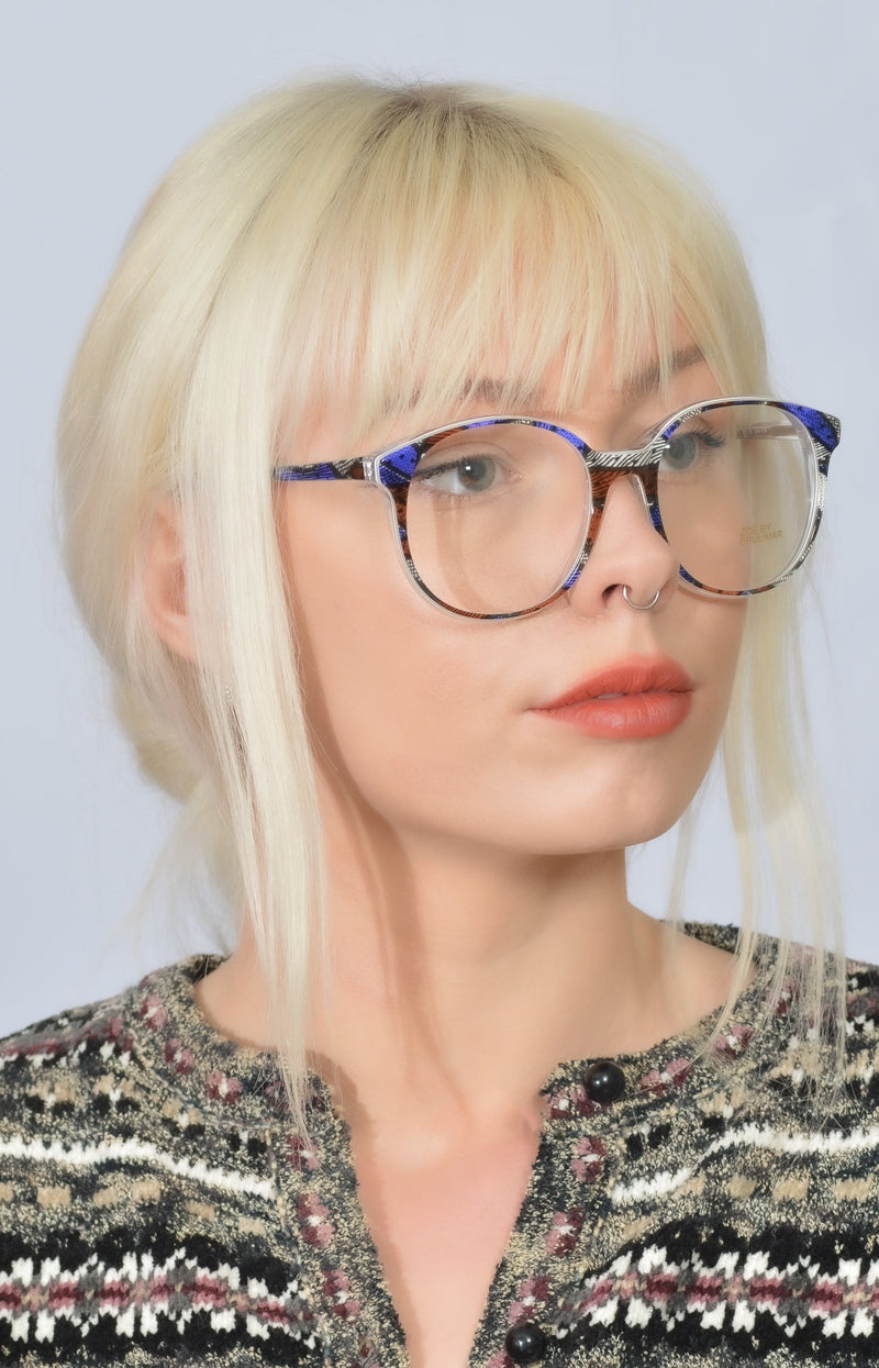 Zoe by Brulimar 2193. Oversized Glasses. Vintage Oveersized Glasses. 1980's Vintage Glasses. Sustainable Glasses.
