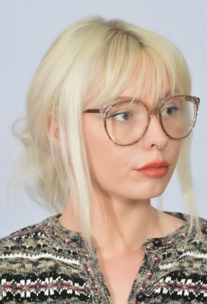 Zoe by Brulimar 2235. Oversized Glasses. Vintage Oversized Glasses. 1980's Vintage Glasses. Sustainable Glasses. Stylish Glasses. Vintage Eyeglasses. 1980's Eyeglasses. Sustainable Eyeglasses.