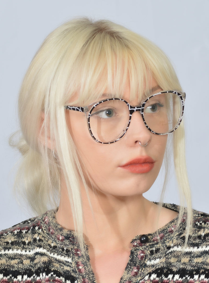 Zoe by Brulimar 2167. Oversized Glasses. Vintage Oveersized Glasses. 1980's Vintage Glasses. Sustainable Glasses. 80's Vintage Glasses.