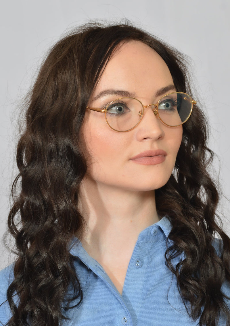 Gold metal round glasses, gold vintage glasses, metal vintage glasses, cheap vintage glasses