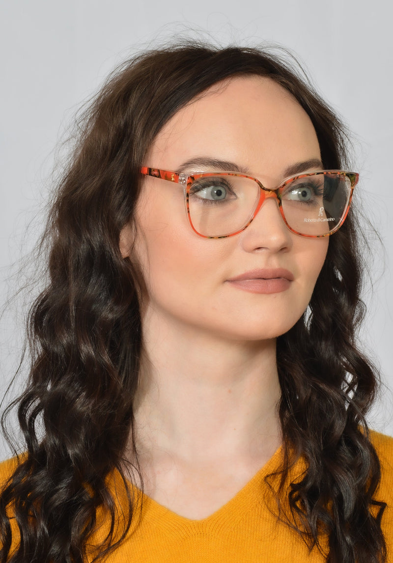 Roberta di Camerino ladies vintage glasses, vintage spectacles 1980s glasses. Red vintage glasses. Retro Glasses.