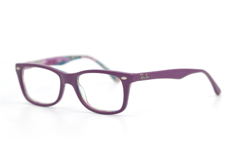 RayBan 5228 5408 glasses. Women's RayBan glasses. Purple RayBan glasses. Cheap RayBan glasses.  Sustainable RayBan glasses. Sustainable glasses.