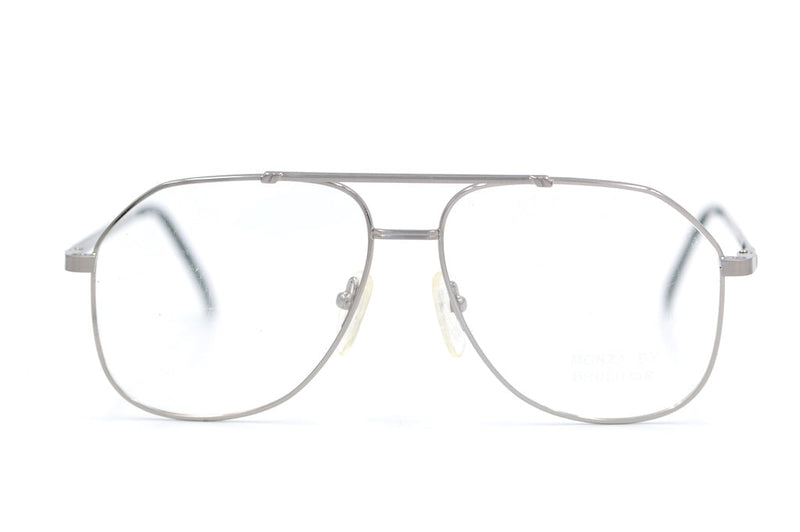 Monza by Brulimar 80s vintage glasses. Mens large glasses. Mens prescription glasses. 