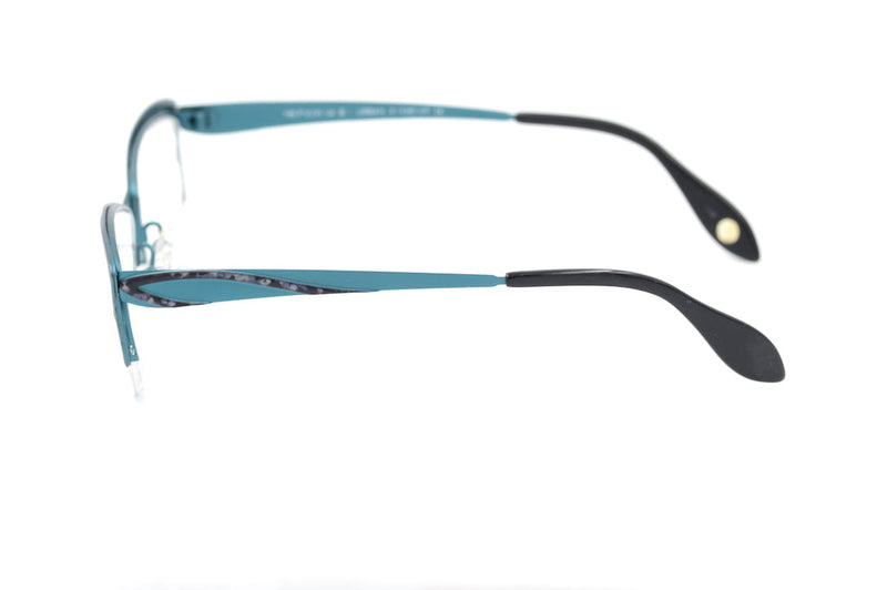 Fysh 3524 glasses, green vintage glasses, green cat eye glasses