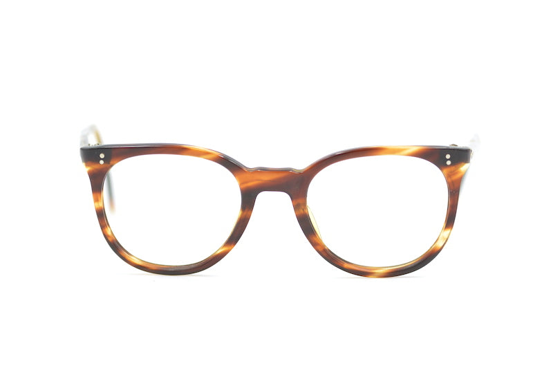 NHS 50s/60s Brown Rounded Acetate