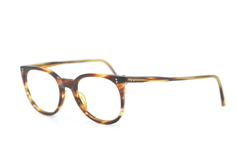 NHS 50s/60s Brown Rounded Acetate