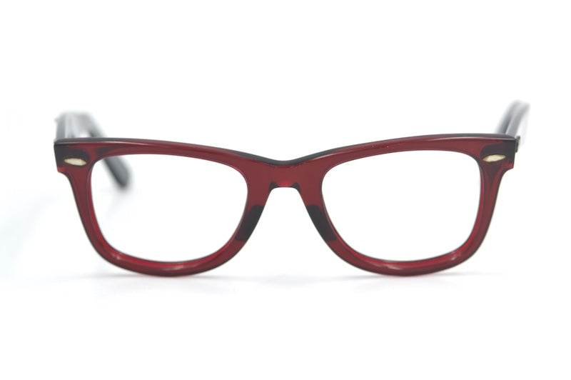 Ray-Ban 2140 937 red wayfarer glasses.
