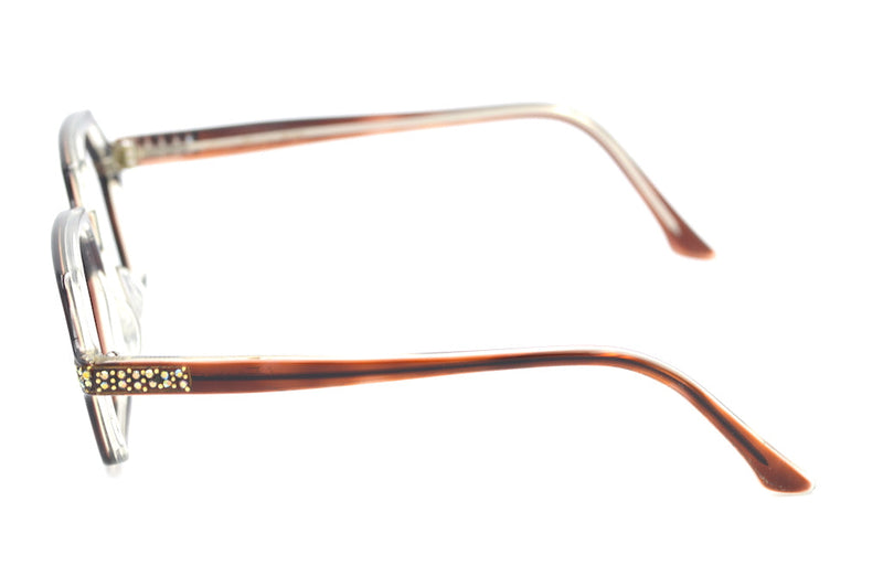 L.Eviard Vintage glasses, diamante vintage glasses, french vintage glasses, 1950s vintage glasses