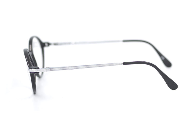 Supreme 7 black oval vintage glasses. 90s oval glasses. 90s eyeglasses. Retro Eyeglasses.