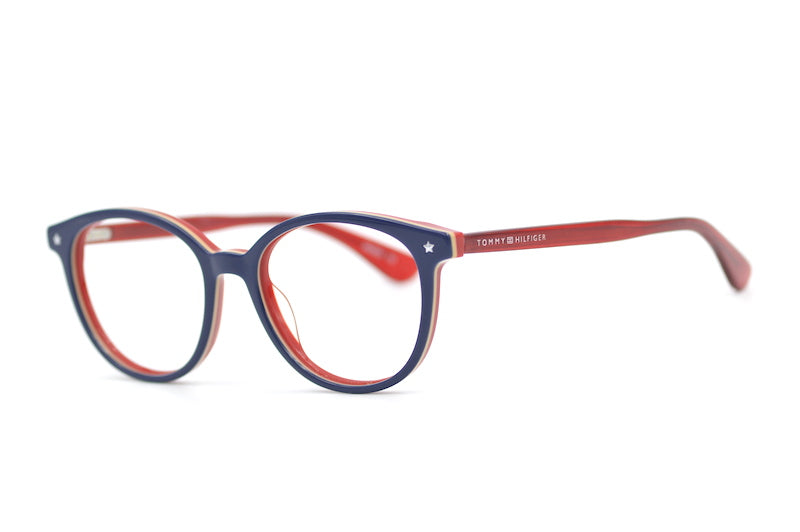 Tommy Hilfiger 101 designer glasses. Low cost glasses. Cheap designer glasses. Women's prescription glasses. Sustainable glasses. Sustainable eyewear. 