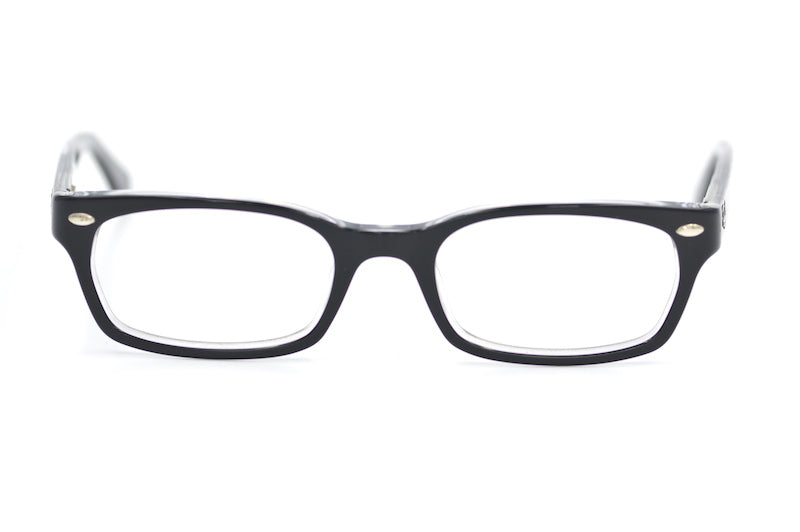 Ray-Ban 5150 2034 glasses. Unisex Ray-Ban glasses. Black rectangular Ray-Ban glasses. 