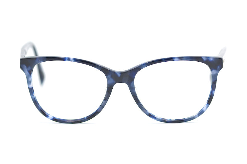 Karen Millen 122 glasses. Blue Karen Millen glasses. Women's designer glasses. Cheap glasses. Low cost glasses. Glasses online UK.