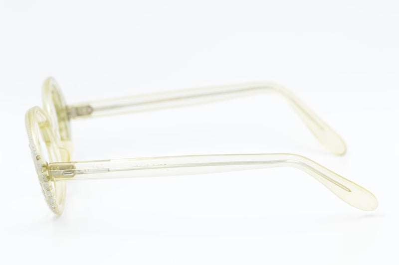 1950s vintage glasses, 1950s cat eye glasses, 1950s diamante glasses, pin up glasses