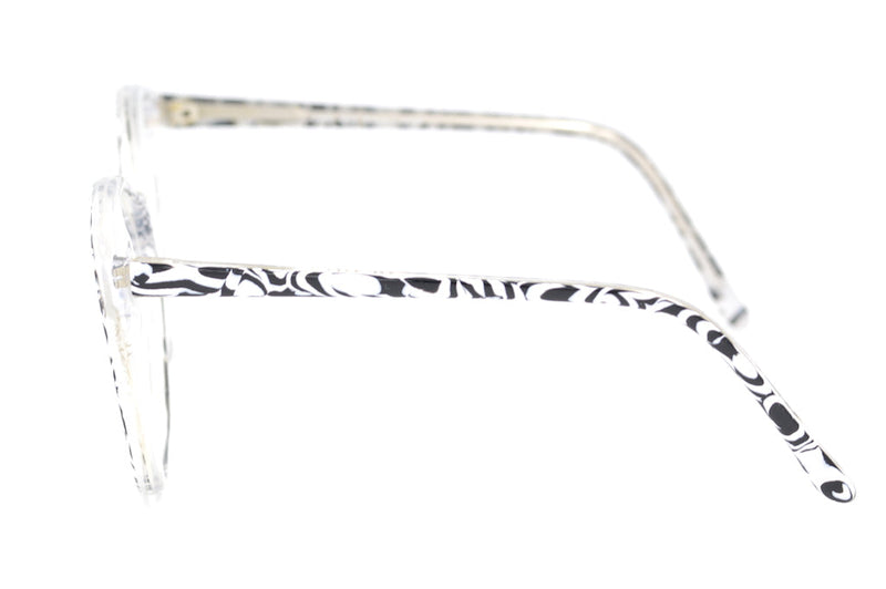 Zoe by Brulimar, Oversized vintage glasses, oversized glasses, multi coloured glasses, 1980s glasses, sustainable eyewear