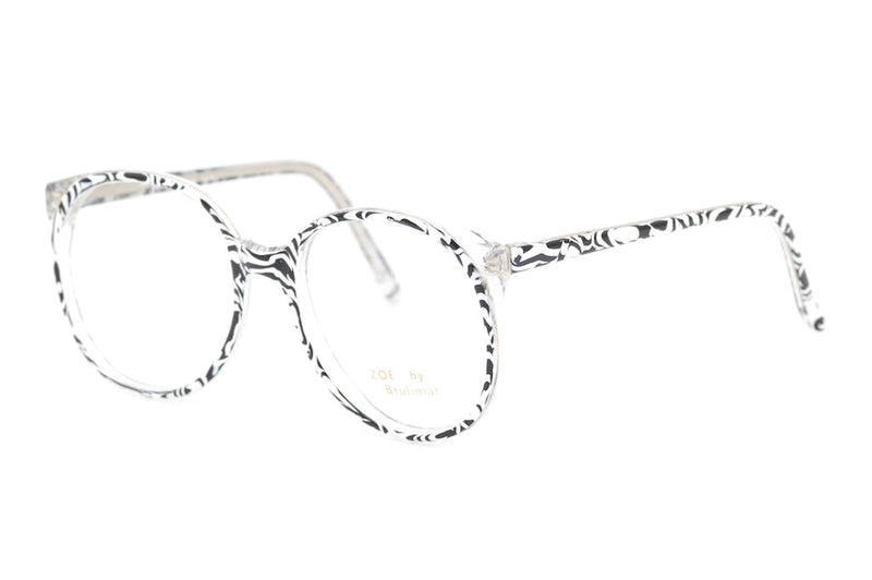 Zoe by Brulimar, Oversized vintage glasses, oversized glasses, multi coloured glasses, 1980s glasses, sustainable eyewear
