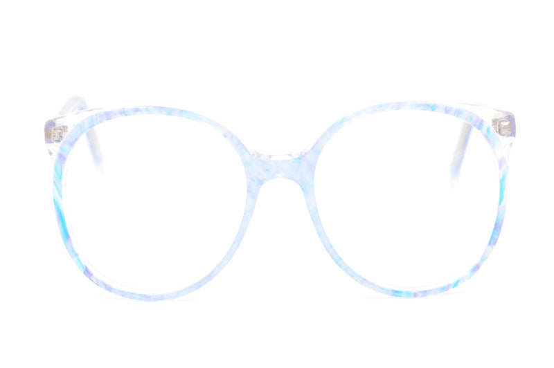 Zoe by Brulimar, Oversized vintage glasses, oversized glasses, multi coloured glasses, 1980s glasses, sustainable eyewear