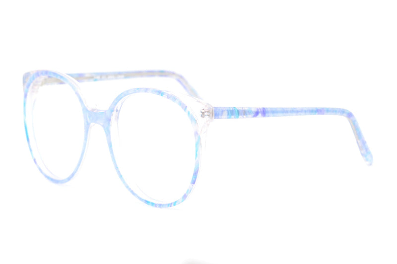 Zoe by Brulimar, Oversized vintage glasses, oversized glasses, multi coloured glasses, 1980s glasses, sustainable eyewear