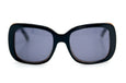 Dolce & Gabbana 4052 Sunglasses. Women's oversized square black designer sunglasses. Women's sustainable designer sunglasses. 