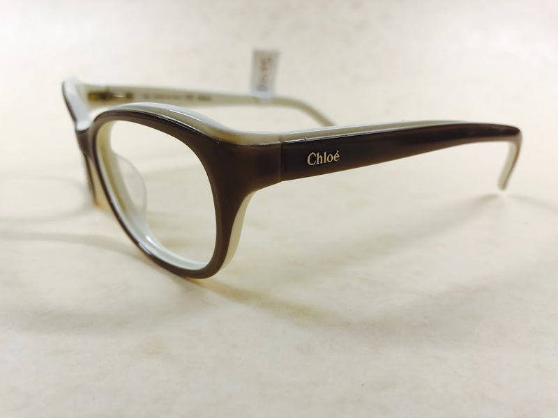 Taupe brown Chloe frames with cream highlights