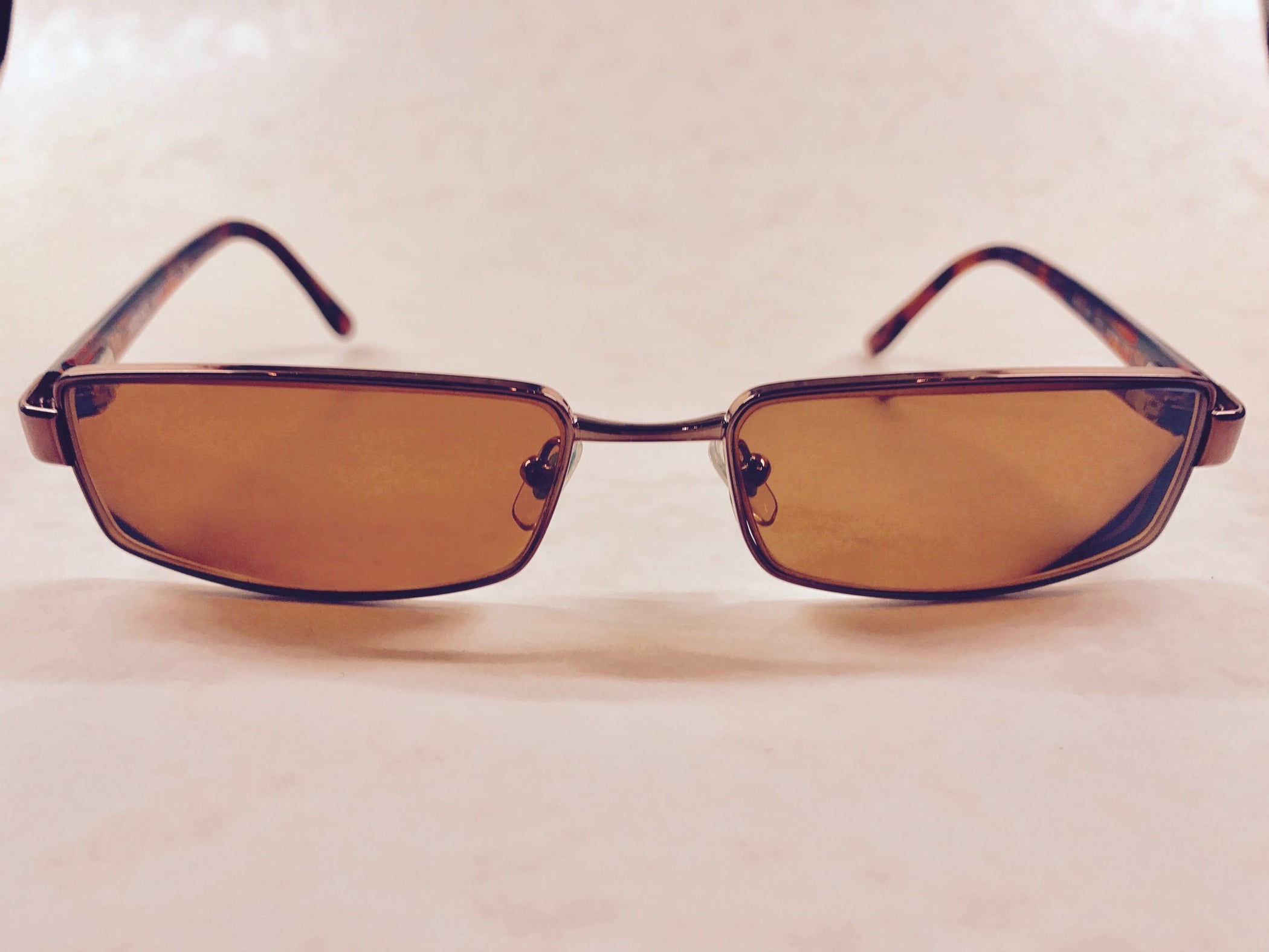 Bronze &amp; tortoiseshell Versace designer frames